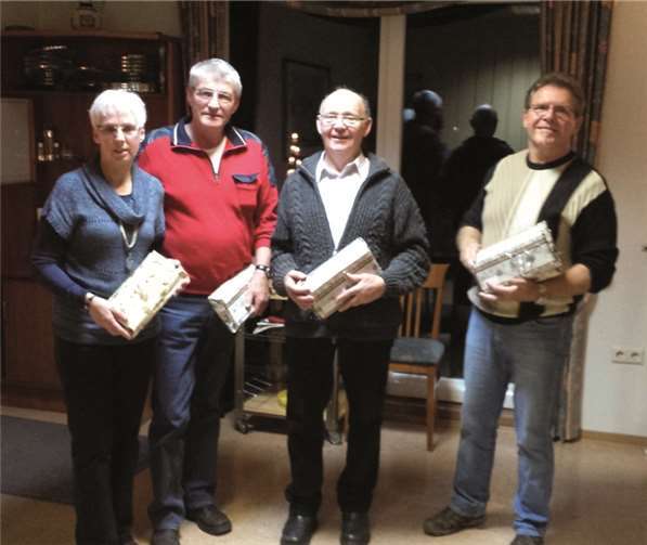 Die SUPER-WALKER (v.l.): Monika Diether, Toni Diether, Willi Milles und Josef Groh, nicht auf dem Bild Heidi Saftig. privat