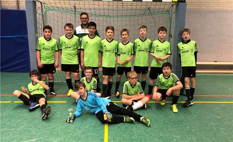 Die SV Berg D-Jugend blickt auf ein erfolgreiches Hallenturnier zurück. privat