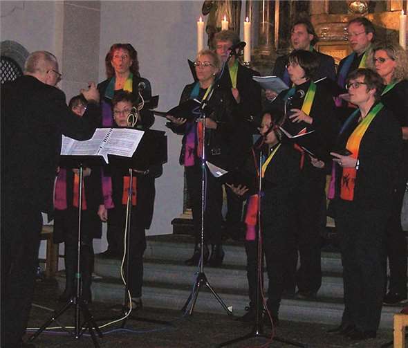 Die Sänger begeisterten ihr Publikum.  Privat