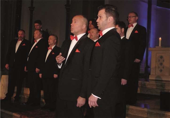 Die Sänger begeisterten mit ihrer Stimmgewalt und ihrem vielfältigen Repertoire.