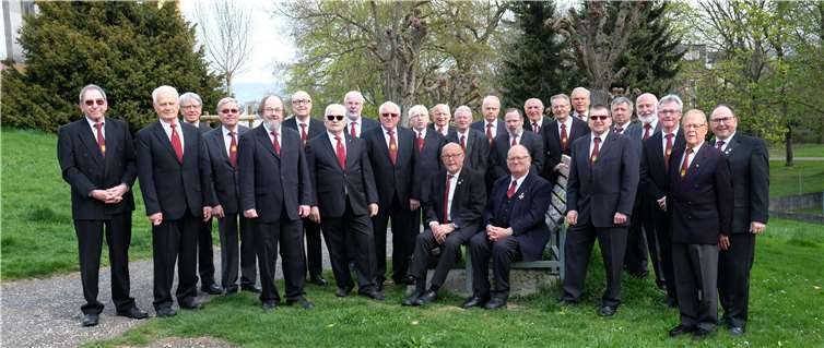 Die Sänger der Chorgemeinschaft Sinzig/Bad Bodendorf.Foto: Chorgemeinschaft Sinzig/Bad Bodendorf