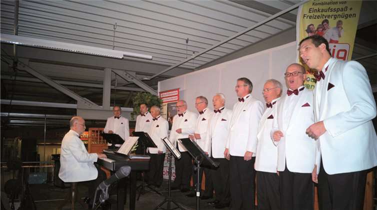 Die Sänger der „Riesling Harmonists“ begeisterten erstmals bei einer „A-cappella night“ auf der röhrig-Kulturbühne. MT