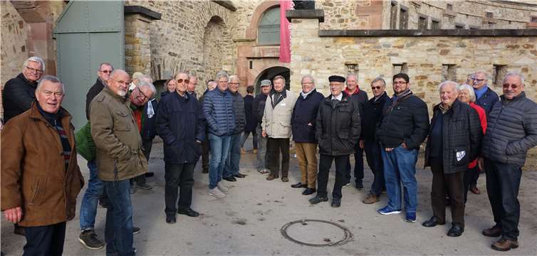 Die Sänger des Linzer Männergesangvereins auf der Festung Ehrenbreitstein bei Koblenz. Roland Thees