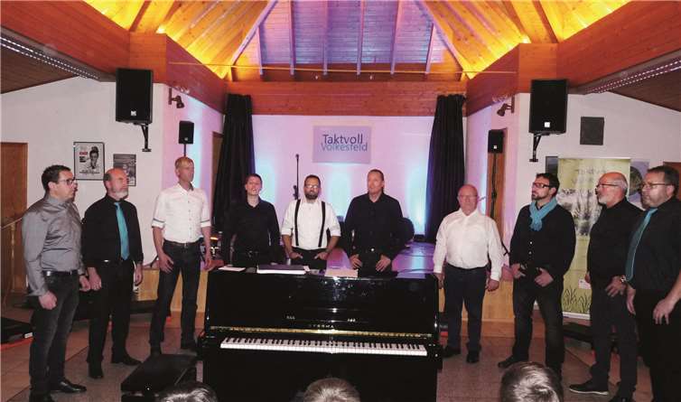 Die Sänger von Taktvoll beeindruckten mit dem irischen Volkslied „Sarah“. FRE