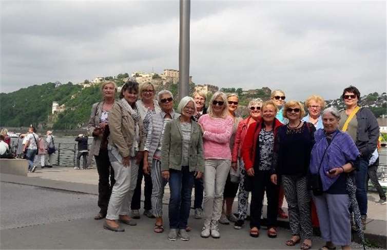 Die Sängerinnen des Frauenchors unternahmen eine Tagestour nach Boppard. privat