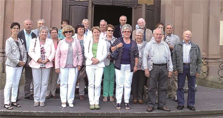 Die Sängerinnen und Sänger des Kirchenchores Cäcilia Nachtsheim verbrachten einen ereignisreichen Tag in der Südeifel. privat