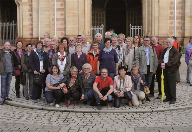 Die Sängerinnen und Sänger genossen den abwechslungsreichen Tag in der Domstadt Speyer.privat