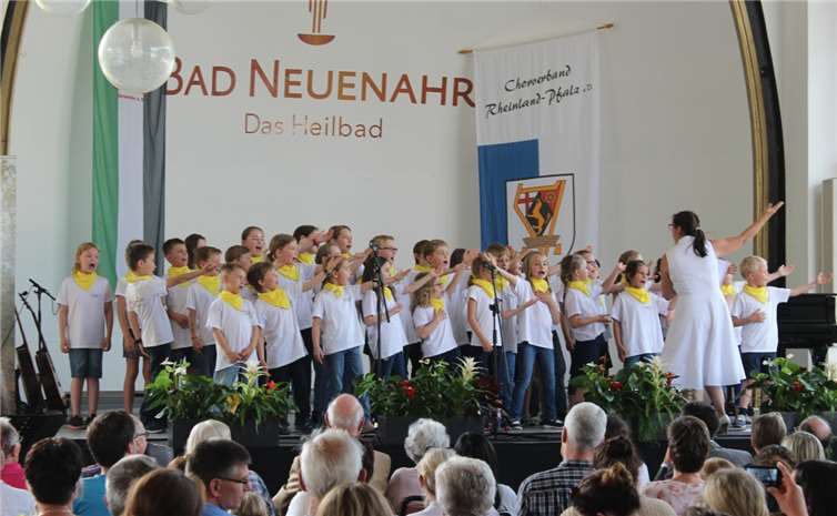 Die Sängerinnen und Sänger waren mit ganz viel Herzblut bei der Sache.