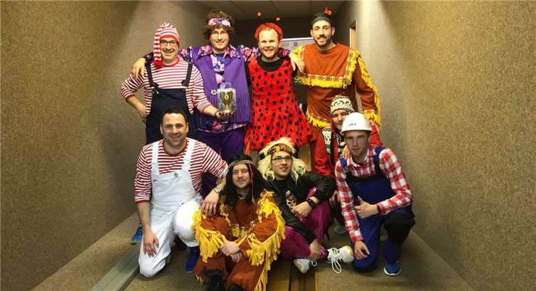 Die Saffiger Kegelbuben ParamPampam e. V. beim Lumpenkegeln 2018. Alexa