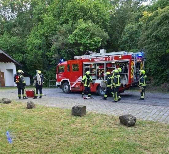 Die Saffiger Löscheinheit konnte zur ersten Übung ausrücken.