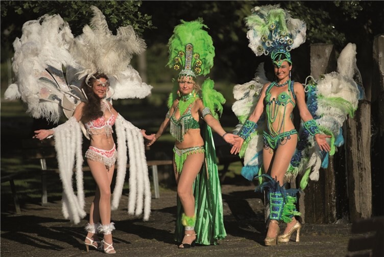 Die Sambagruppe „Rainhas do Samba“ wird einen Eindruck vom „Karneval do Brasil“ vermitteln. privat