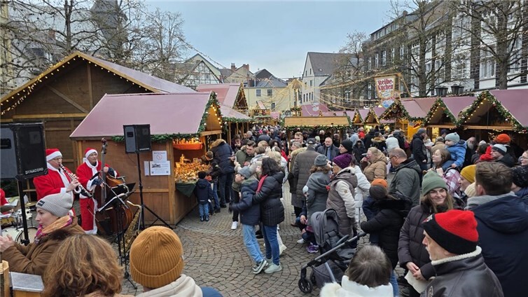 Die „Santa Claus Jazzband“ spielte am Sonntagnachmittag. Fotos: WAMFO.DE