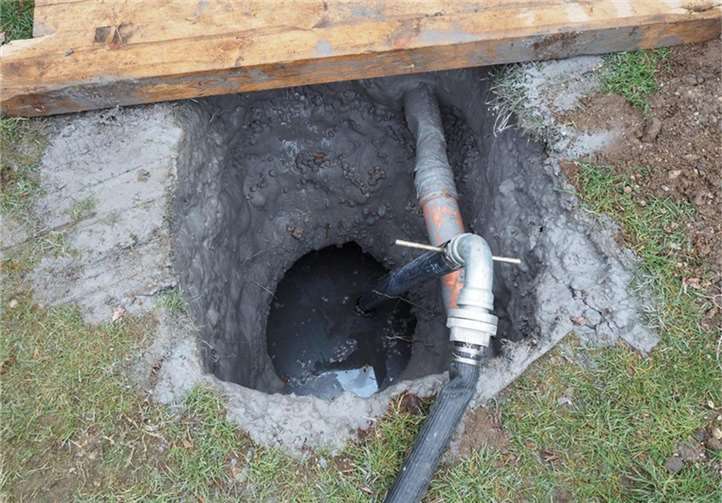 Die Schächte und der Hohlraum wurden mittlerweile erfolgreich verfüllt. Copyright: Wehinger, LGB