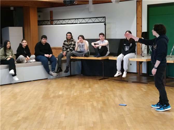 Die Schauspiel-Workshops am GiK waren sehr abwechslungsreich. Foto: privat