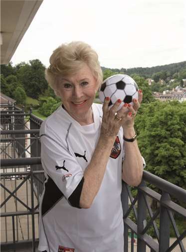 Die Schauspielerin Waltraut Haas ist in Kürze in der Komödie „Der Fußballkönig“ zu sehen.privat