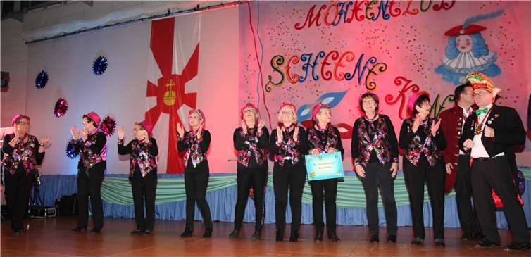 Die „Scheene Kenne“-Vorstandsmöhnen hielten ein bezauberndes Kreisnarrentreffen, zu der zahlreiche Gäste erschienen sind.Fotos: privat