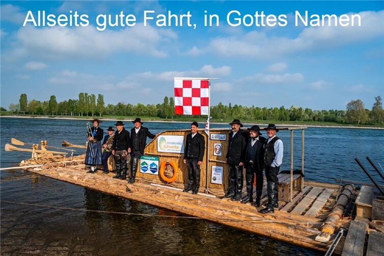 Die Schiltacher Flößer lassen die jahrhundertealte Tradition des Holztransports auf Flüssen wieder lebendig werden.