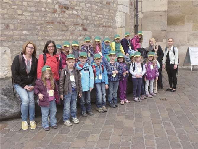 Die Schlauschlümpfe fuhren zu den heilig Rock Tagen nach Trier. privat