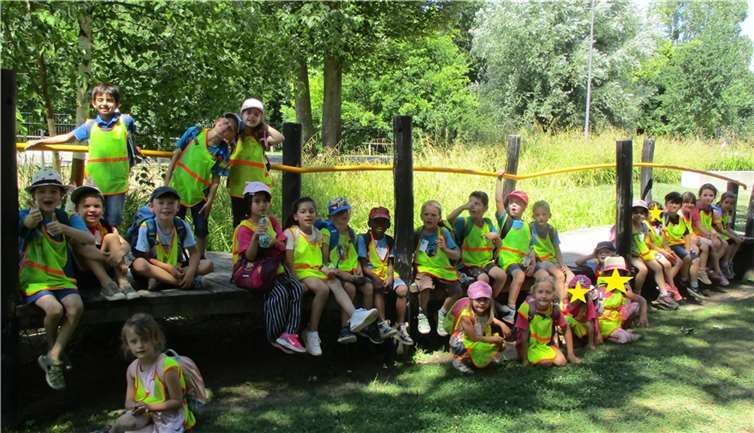 Die „Schnellen Einhörner“ der Kita St. Viktor in Oberbreisig starteten zur Abschlussfahrt nach Koblenz. Foto: privat