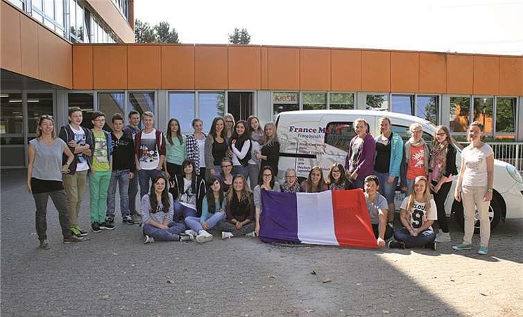 Die Schüler an der Realschule plus Mülheim-Kärlich hatten Spaß am authentischen Französischunterricht. privat