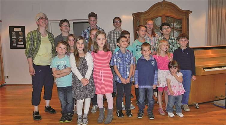 Die Schüler begeisterten mit ihrem frischen, schwungvollen Spiel die Zuhörer. privat