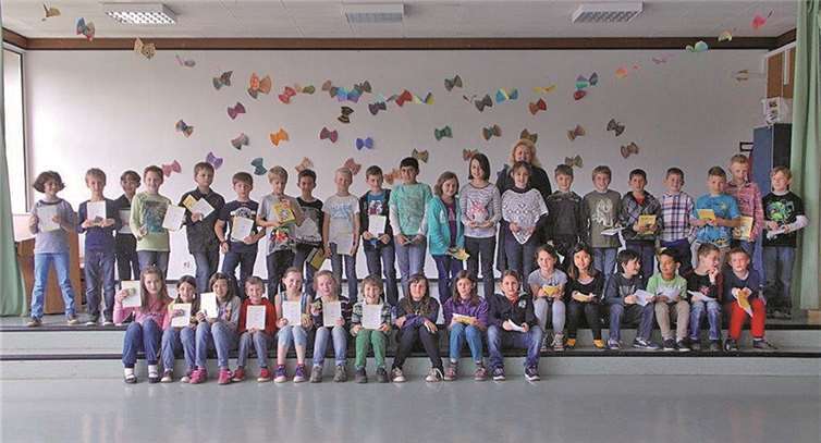 Die Schüler der Regenbogenschule Sinzig nahmen am Känguru-Wettbewerb (Mathematik) teil.privat