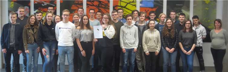 Die Schüler des Leistungskurses Mathematik der Jahrgangsstufe 11 stellten ihr Können und ihr Teamplay mit Bravour unter Beweis und erlangten den 1. Platz. Foto: privat
