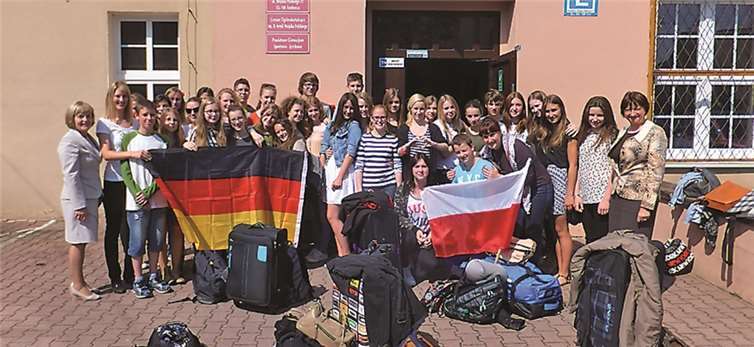 Die Schüler des Rhein-Gymnasiums Sinzig lernten bei einem Austausch die polnische Gastfreundschaft kennen.privat
