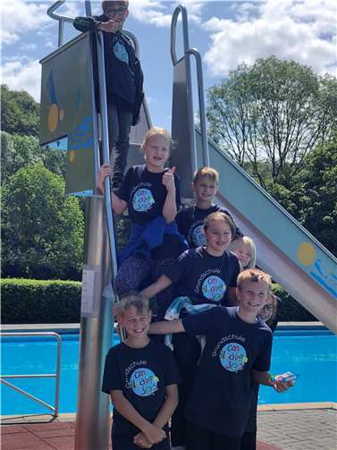 Die Schüler freuten sich über ihren sportlichen Erfolg. Foto: Grundschule Vettelschoß