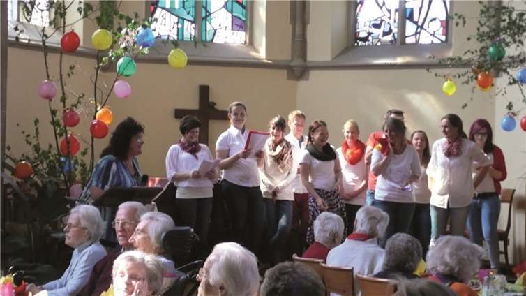 Die Schüler konnten mit einem feierlichen Programm begeistern.privat