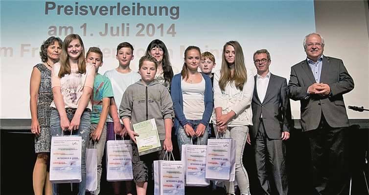 Die Schüler setzten sich mit dem Thema „Mein Europa der Zukunft“ auseinander.privat