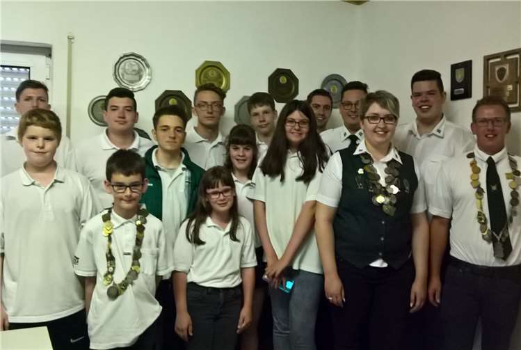 Die Schüler- und Jungschützen der St. Sebastianus Schützen Niederlützingen. Fotos: St. Seb. Schützen