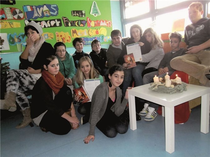 Die Schüler und Schülerinnen der Klasse 6b fertigten Bilder zur Unfallprävention an - mit Erfolg.privat