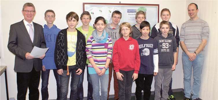 Die Schüler und Schülerinnen haben sich für die nächste Runde qualifiziert. privat