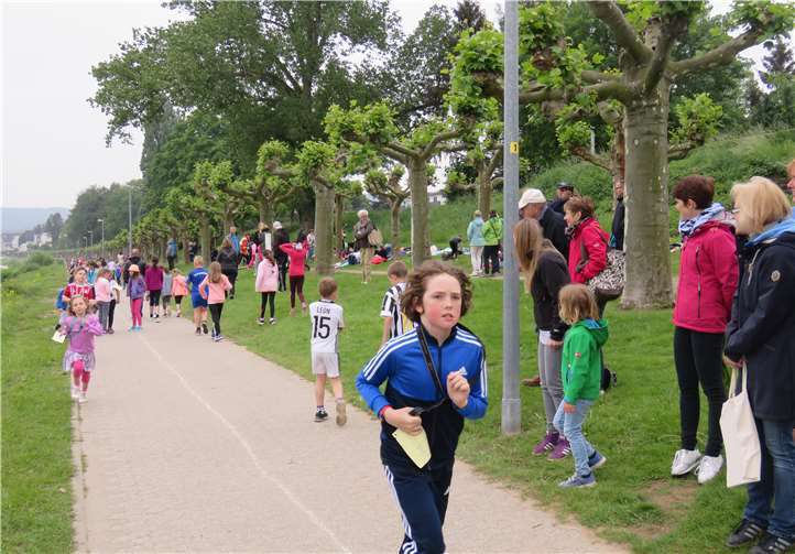 Die Schüler und Schülerinnen liefen für den Guten Zweck. Privat