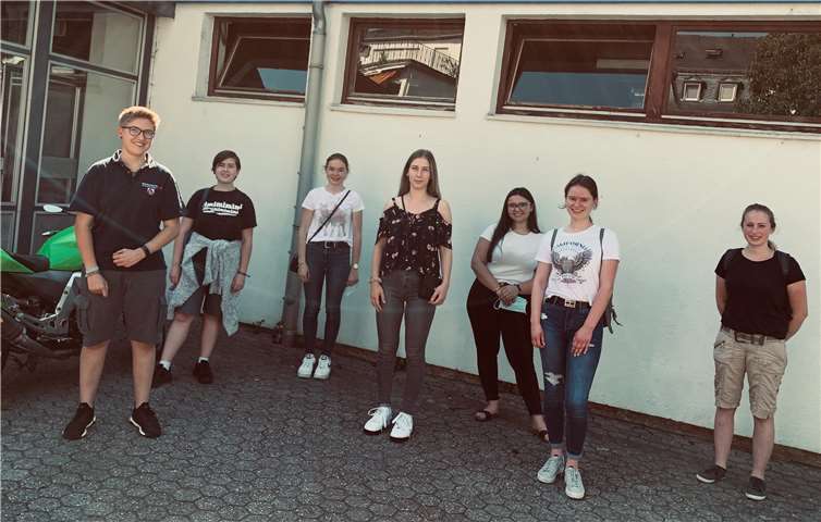 Die Schüler veranstalteten ein Kurstreffen der etwas anderen Art. Foto: privat