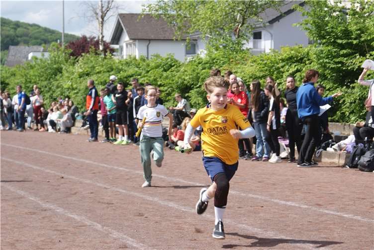 Die Schüler waren mit Freude dabei.  Foto: privat