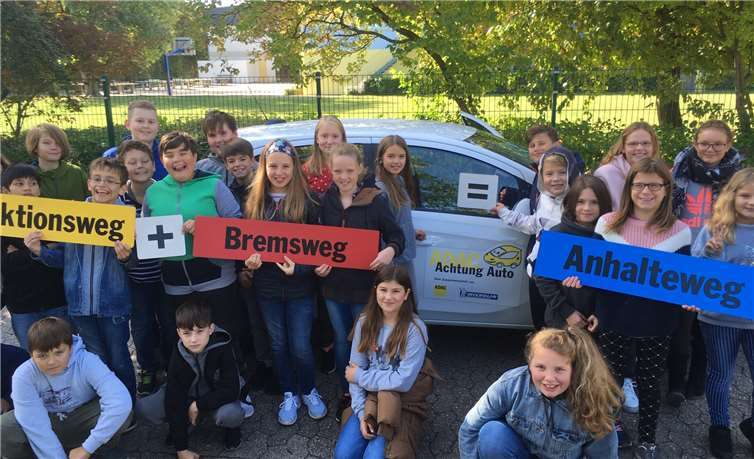 Die Schüler wurden fit für den Straßenverkehr gemacht. Fotos: privat