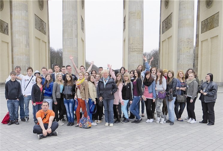 Die Schüler/Innen auf Erkundungstour in Berlin. privat