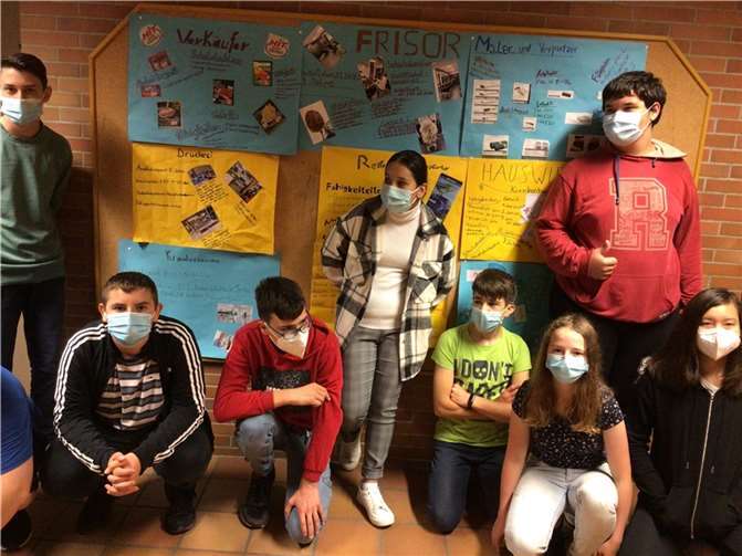 Die SchülerInnen der Klasse 8b der Elisabeth-Schule Andernach haben vom 07.06. - 18.06.2021 ihr Berufspraktikum absolviert.Foto: privat