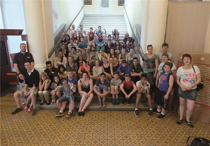 Die Schülergruppe hatte viel Spaß in Ungarn. privat