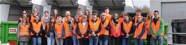 Die Schülergruppe in Linkenbach.Foto: privat