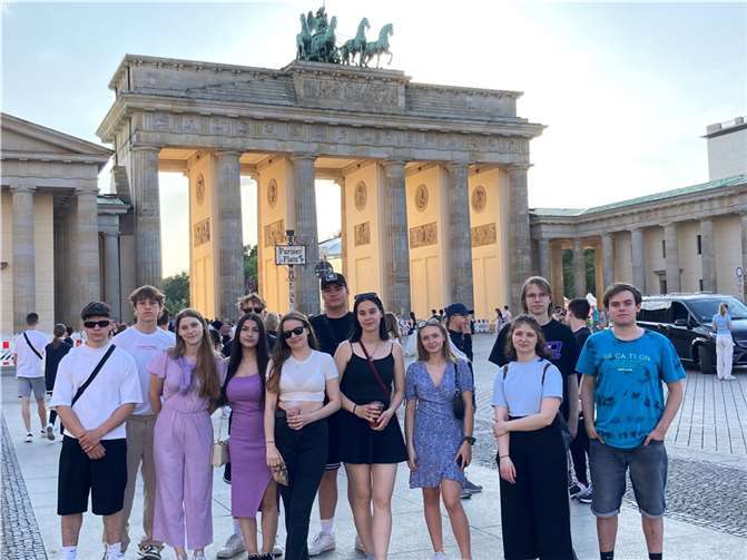 Die Schüler:innen der Stufe 12 des LK Sozi in Berlin.  Foto: Sylvia Langen