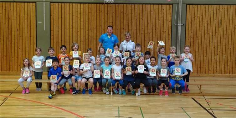 Die Schülerinnen und Schüler der Horchheimer Grundschule konnten erste Erfahrungen im Handball sammeln. privat