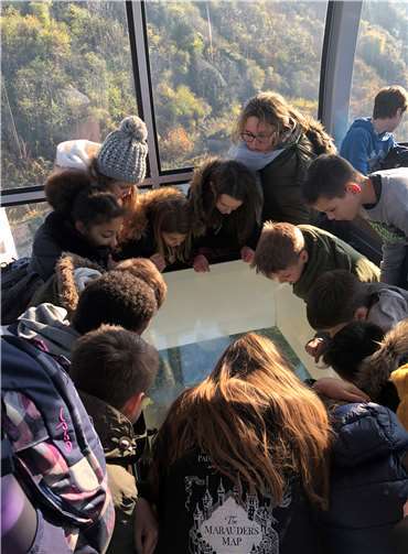 Die Schülerinnen und Schüler der Klasse 5 lernten die Festung Ehrenbreitstein genauer kennen.Quelle: Bischöfliche Pressestelle Trier, Redaktion Koblenz