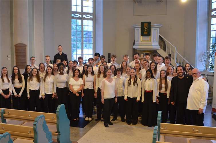 Die Schülerinnen und Schüler des Landesmusikgymnasium Rheinland-Pfalz. Foto: privat
