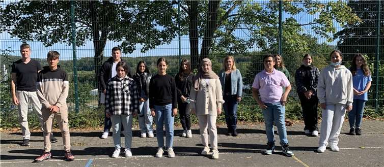 Die Schülerinnen und Schüler, die sich mit dem Projekt beschäftigt haben. Foto: privat