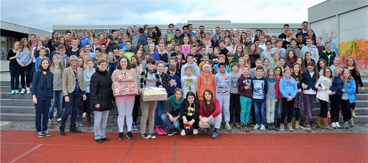 Die Schülerinnen und Schüler erfüllten wieder Wünsche von Familien.E.T. Müller