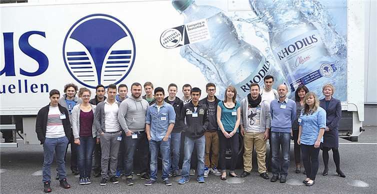 Die Schülerinnen und Schüler erlebten lebendige Einblicke in den Produktionsalltag der Gebrüder Rhodius GmbH & Co. KG. Privat