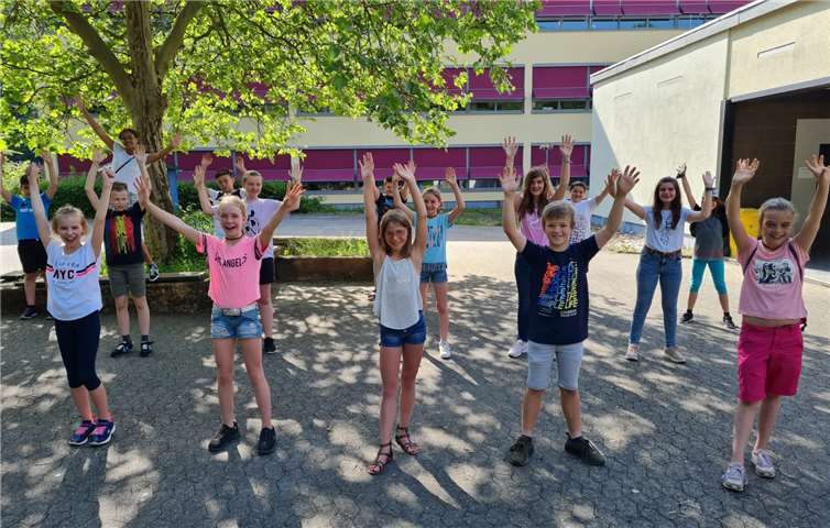 Die Schülerinnen und Schüler fieberten dem Auftritt entgegen. Foto: privat